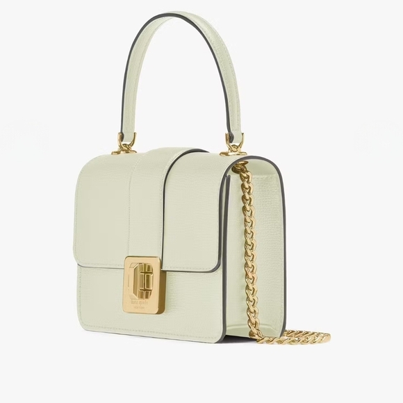 Kate Spade♠️ NWT Phoebe Turnlock Mini Flap Crossbody - Sage - Picture 12 of 12